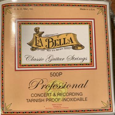 LaBella 500P Professional Concert and Recording Classical Guitar Strings