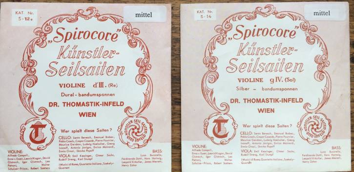 Thomastic Spirocore Violin Strings